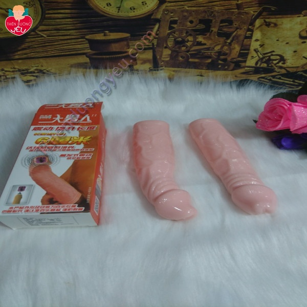 Bao Cao Su Đôn Rung Đầu 6cm Chồng Xuất Tinh Sớm